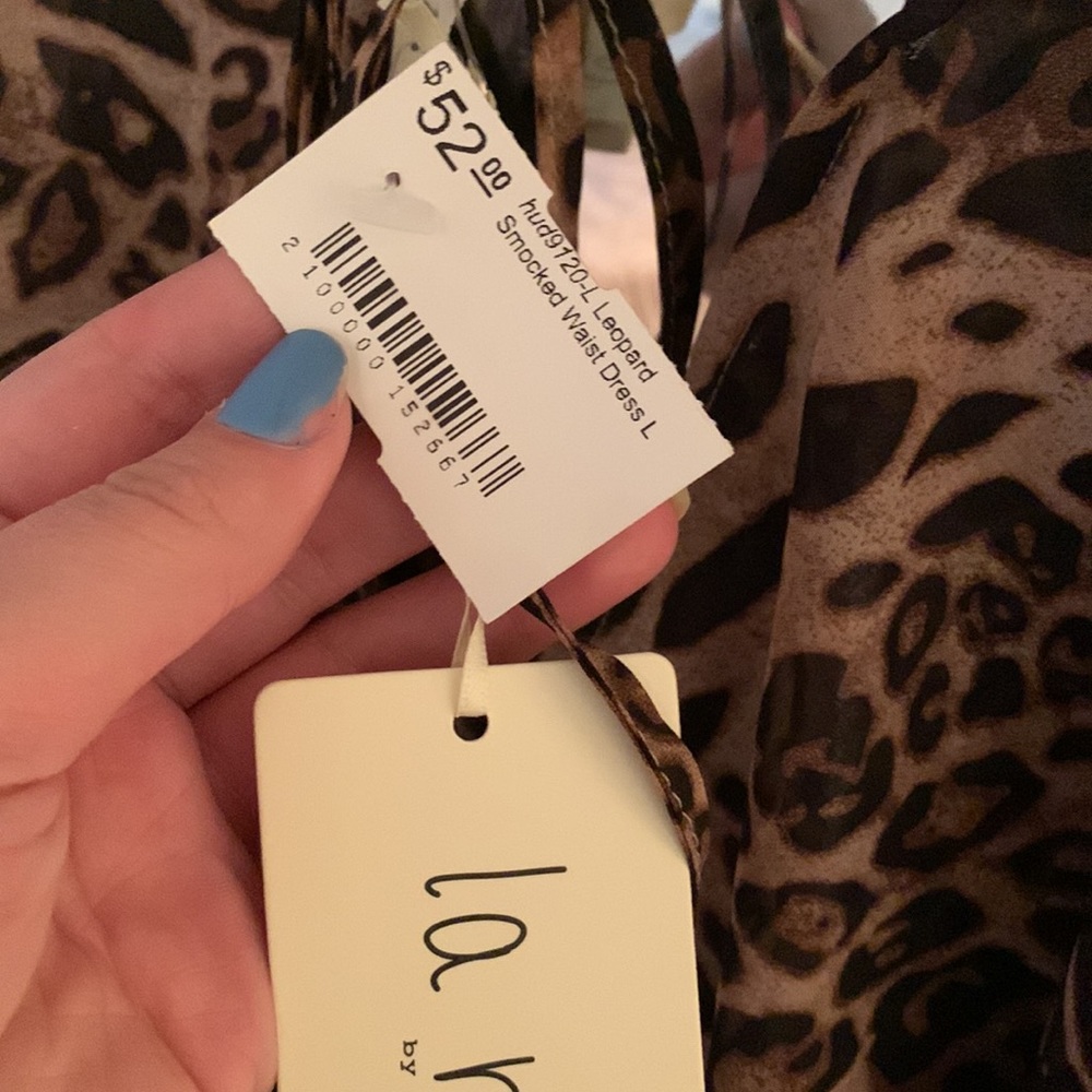 Leopard Print Ruffle Dress - Picture 3 of 3